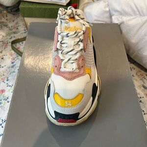 Balenciaga Kids Sneakers - Yellow, Pink, Black, White